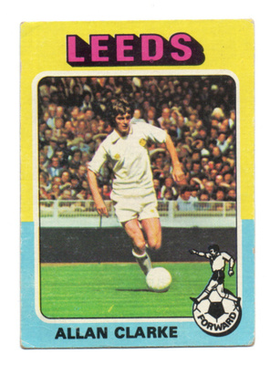 Purkkakuva jalkapallo n:o 81 ALLAN CLARKE. Leeds United