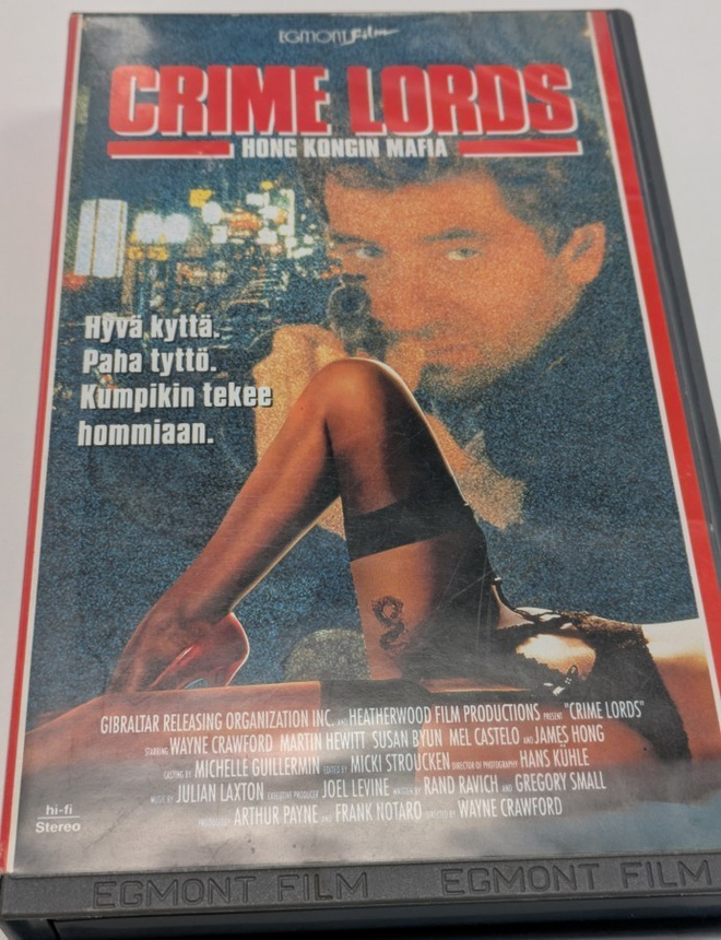 Crime Lords (VHS) Hong Kongin Mafia