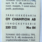 Juhani Iso-Eskeli TPS Champion 1966 - pikkukuva 2