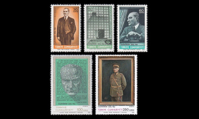 Turkki 2108-12 ** Atatürkin kuolema 30v (1968)