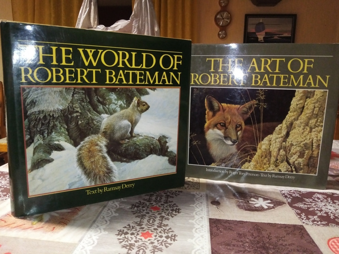 2 kpl Robert Bateman taidekirjoja ( SIS POSTIKULU)
