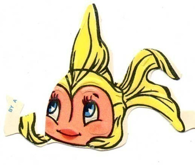 WANHA DISNEY / Pinokkio - Cleo kultakala. 1960-l.