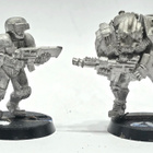 Warzone Mutant Chronicles ja Harlequin figuurit [S143] - pikkukuva 1