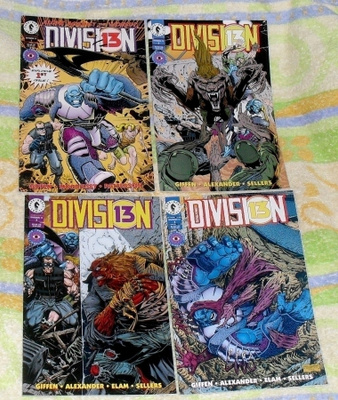 Division 13 #1-4, koko sarja