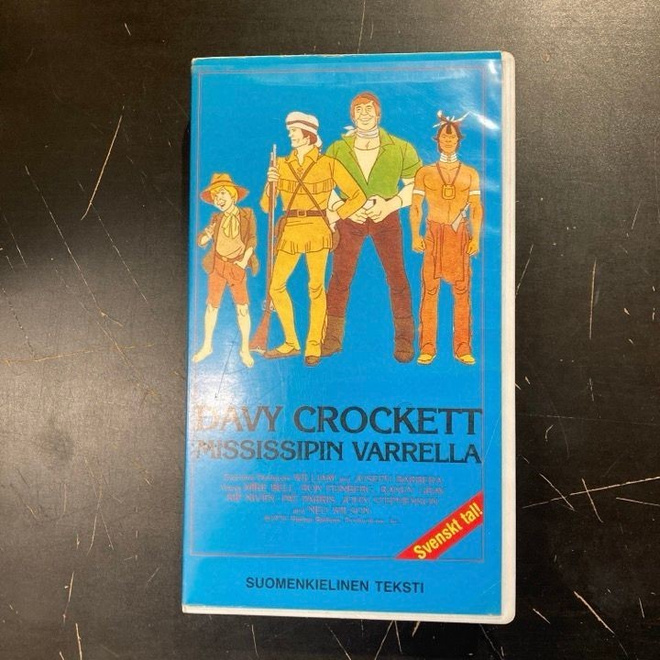 Davy Crockett - Mississipin varrella VHS