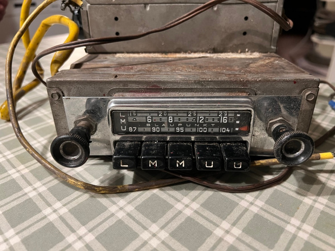 Blaupunkt Frankfurt autoradio Germany 60 luvun