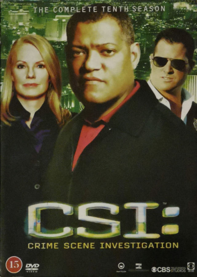 CSI (Las Vegas) Kausi 10 (6 disc) DVD boxi