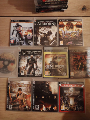 PS3 10kpl pelinippu, mm. Mortal kombat, duke nukem