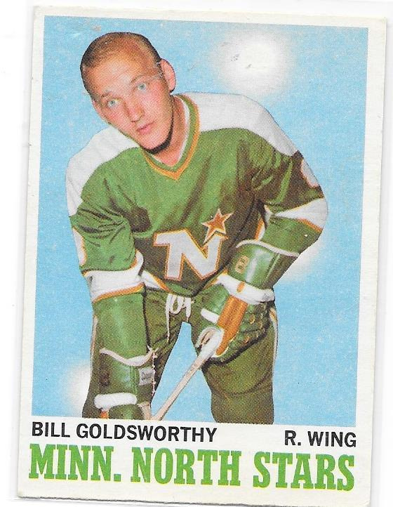 1970-71 OPC #46 Bill Goldsworthy Minnesota North Stars