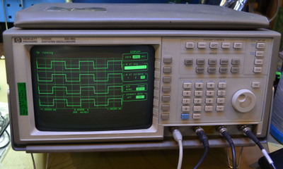 HP 54503A 500 MHz 4-kanavaoskilloskooppi + 2 probea
