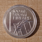 100 mk 1994 Yl. urh. EM-kisat Hopea 925 Proof - pikkukuva 1