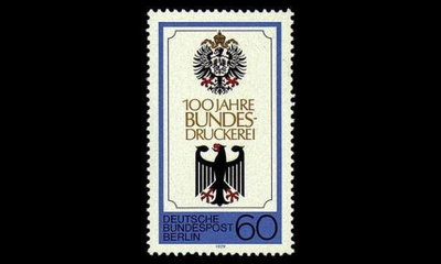 Berlin 598 ** Valtion kirjapaino 100v (1979)