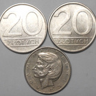 Puola. 20 zloty 1985, 1986, 10 zloty 1975. - pikkukuva 2