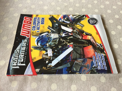 TRANSFORMERS JUMBO COLORING & ACTIVITY BOOK HYVÄ