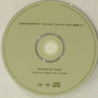 Lenny Kravitz • If You Can't Say No CD-Single - pikkukuva 2