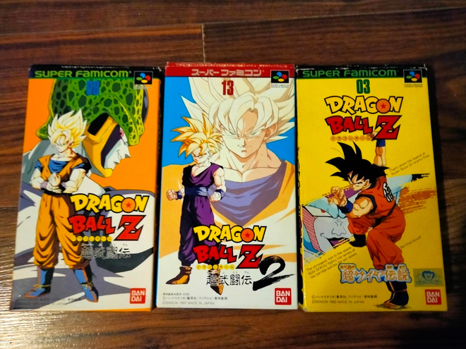 Dragon Ball Z SNES SFC pelejä JAPANI