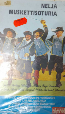 Neljä muskettisoturia vhs