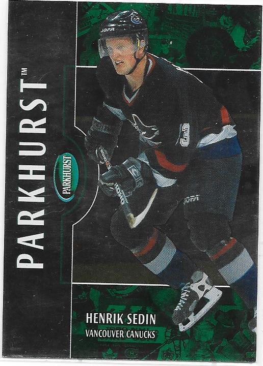 2002-03 Parkhurst #165 Henrik Sedin Vancouver Canucks