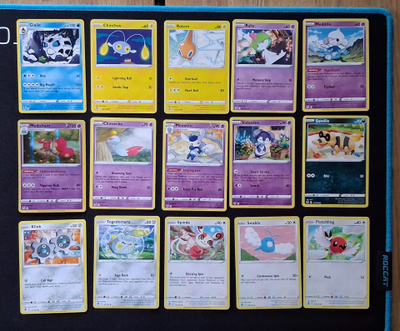 Pokemon kortit 15kpl (#28 Silver Tempest)