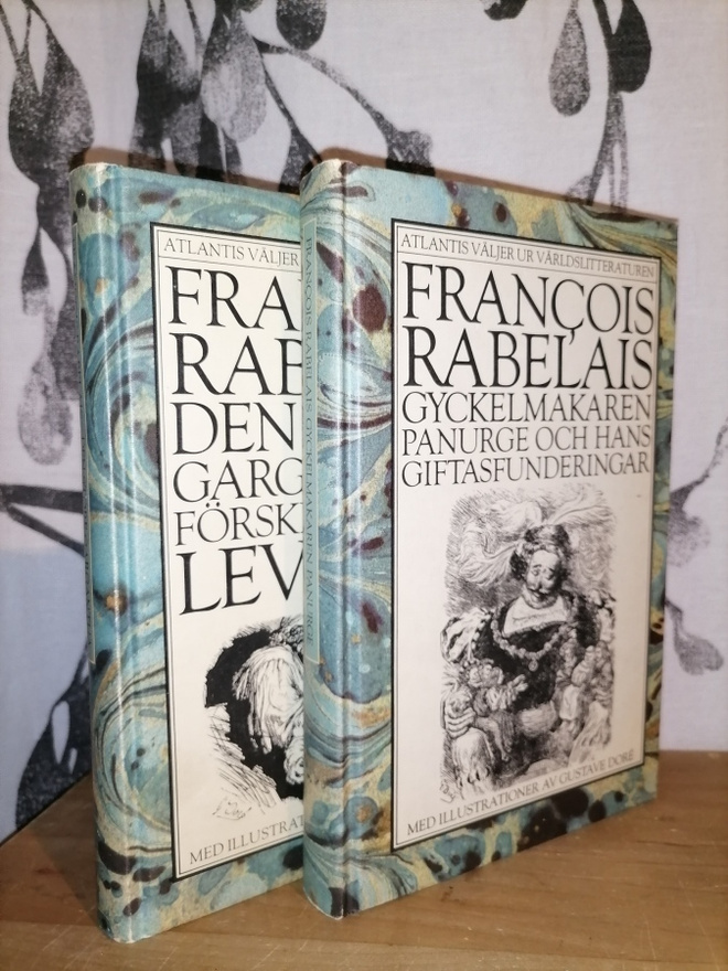François Rabelais x2 - Garhantua & Panurge - kuv. Doré