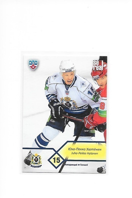 2012-13 KHL Cards #16 Juha-Pekka Hytönen Amur JYP