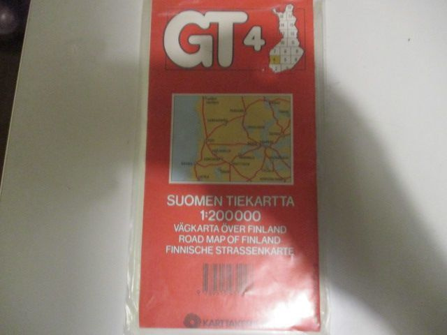 SUOMEN TIEKARTTA GT 4