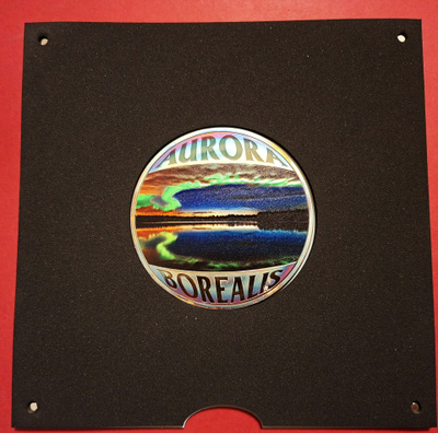 Aurora Borealis - Revontulet, 5 oz 999 hopea, ainutlaatuinen