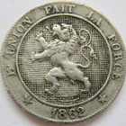 Belgia 5 centimes 1862 - pikkukuva 1