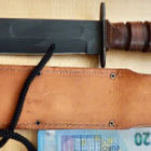 VANHA Taisteluveitsi Ka-Bar USMC USA Merijalkaväki KOMEA - pikkukuva 2
