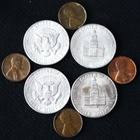 USA Half Dollar ja One cent - pikkukuva 2
