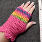 Alina´s Handmade käsityö RANTEENLÄMMITTIMET pinkki moniväri - pikkukuva 2
