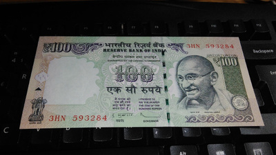 India Intia 100 Rupees 2012 P98 UNC