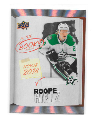 2024-25 Tim Hortons In the Books #ITB-12 Roope Hintz