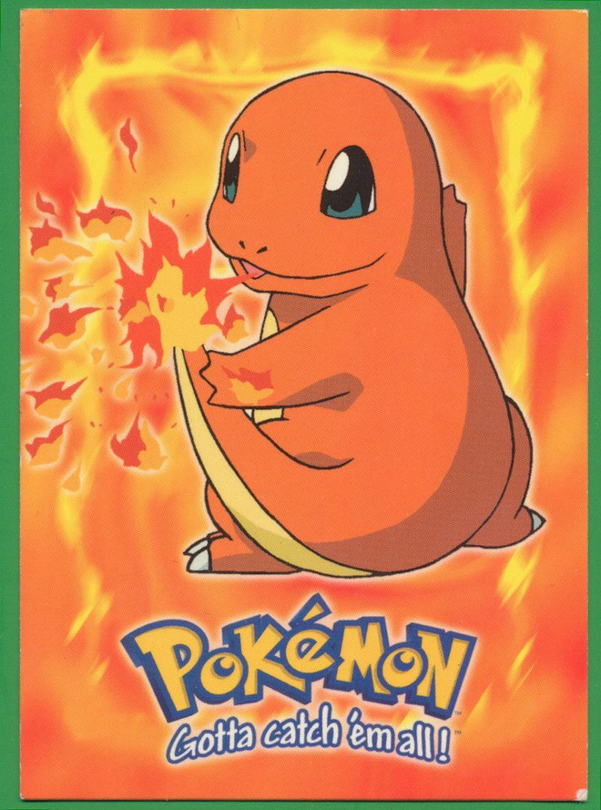 Pokémon 1999 Topps Charmander #E4