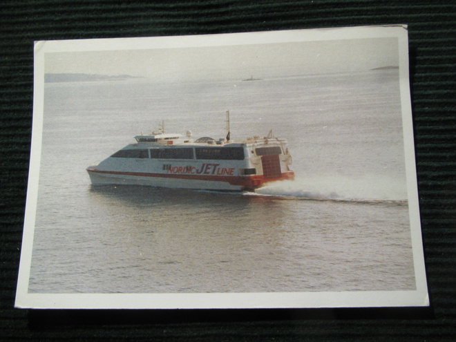 M/S Nordic Jet. Laivapostikortti