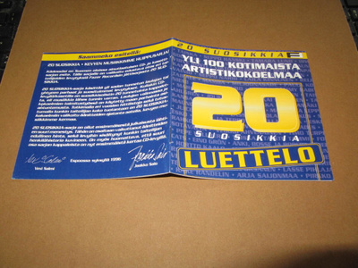 20-suosikkia Luettelo kuvilla.1996 > Irwin,Juha Vainio ym.