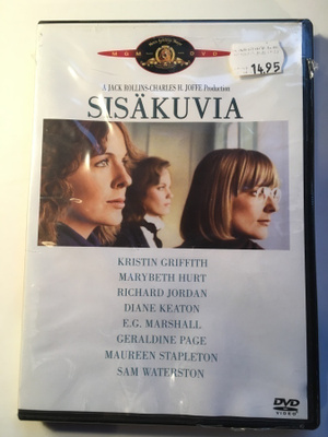 SISÄKUVIA (Interiors), DVD, Allen, Keaton, muoveissa