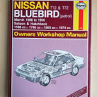 Korjausopas NISSAN BLUEBIRD - pikkukuva 1