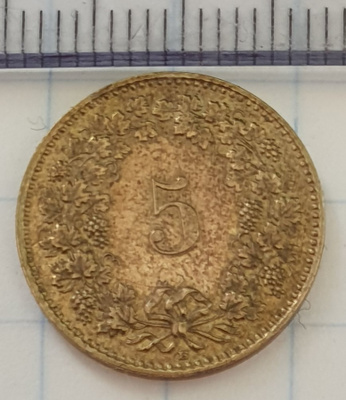 Sveitsi 5 rappen 2010