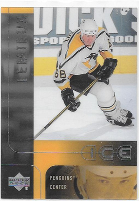 2001-02 Upper Deck Ice #36 Mario Lemieux Pittsburgh Penguins