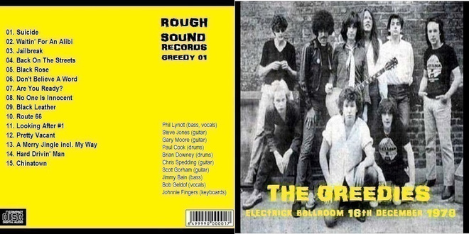 THE GREEDIES electric ballroom 16.12.1978
