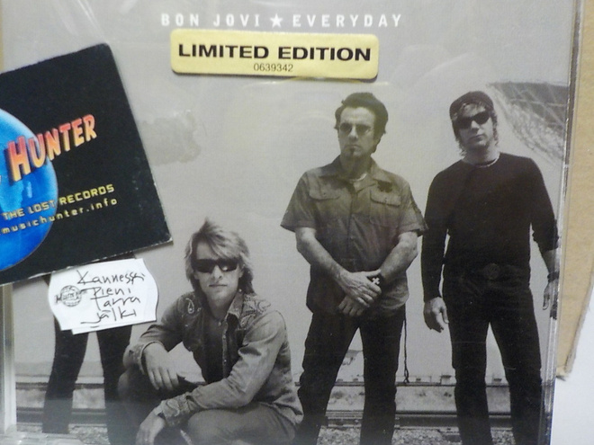 BON JOVI - EVERYDAY UUSI LIMITED EDITION  CDS (+)