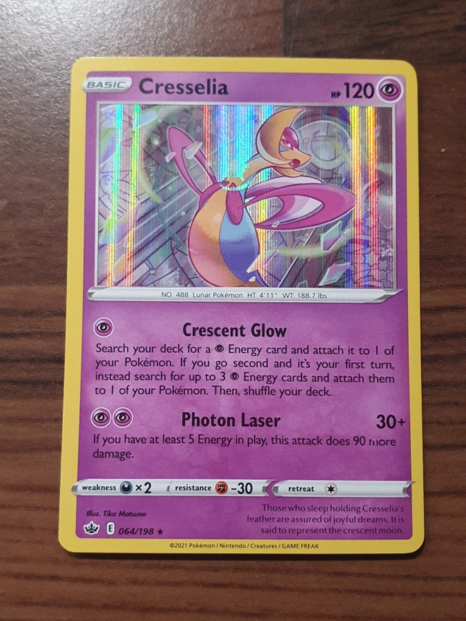 Pokemon Cresselia 064/198 Holo Rare
