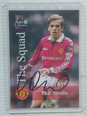 Phil Neville ManchU signed