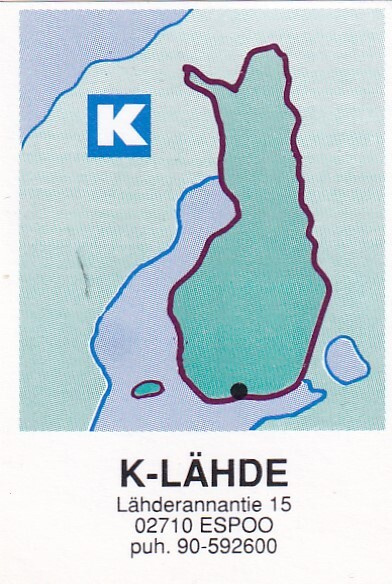 Espoo. K - Lähde. Lähderannantie 15, Kesko  , s77