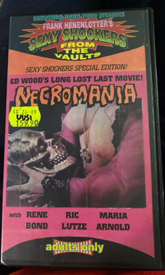 Necromania (1971) - Ed Wood VHS Something Weird