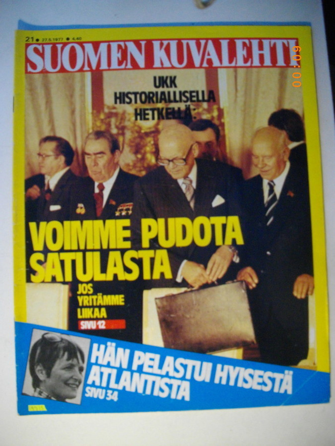 Suomen Kuvalehti Nro 21/1977 (16.3)