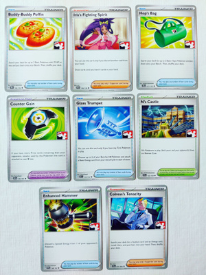 Pokemon Prize Pack Series 7 - 17kpl Trainer Kortteja