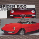 1971 Alfa Romeo GT 1300 Junior / Spider esite - KUIN UUSI - pikkukuva 2