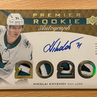 2020-21 UD Premier Nikolai Knyzhov Rookie PATCH/AUTO /15 - pikkukuva 1